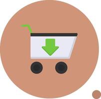 Add to Cart Flat Shadow vector
