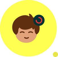 Pending status indicator Flat Shadow vector