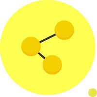 Share Flat Shadow vector