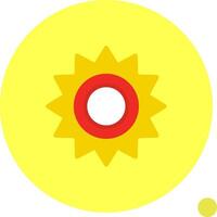 Settings Flat Shadow vector