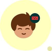 Loading spinner Flat Shadow vector