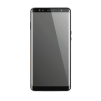 Black Smartphone with Blank Screen Isolated png