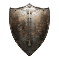 Medieval Shield with Rusty Texture png