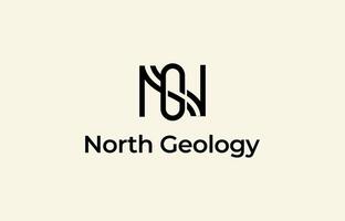 Logo Letter G and N. Simple, Minimalist and Modern. Editable file vector