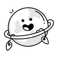 Geolocation icon in drawing style vector