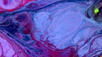 Abstract Infinite Color Loops And Explosions Hypnotizing in Detailed Surface Colorful Paint Spreads video