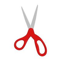 Scissors flat icon design style. vector