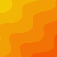 Abstract Gradient Wavy Background in Warm Yellow and Orange Tones vector