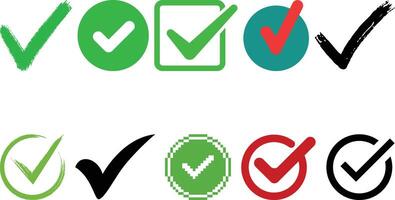 Check mark icon Design vector