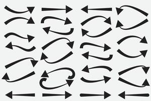 black arrow icon on white background. flat style. arrow icon for your web site design, logo, app, UI. arrow indicated the direction symbol. curved arrow sign. vector