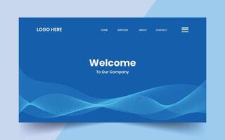 Modern technology abstract creative gradient wave banner background for website landing page, hero banner design, webpage header vector