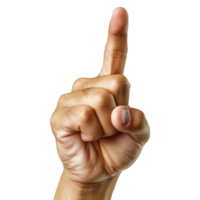 Hand pointing up, index finger pointing up, hand gesture png