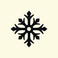 An exquisite Snowflake icon with a symmetrical shape.Often used in freeze appliances, seasonal graphics, or weather-related visuals. vector