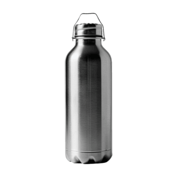 inoxidável aço água garrafa com lidar com png