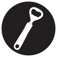 bottle opener icon design template vector
