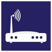 Wi-fi router icon design vector