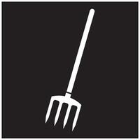 Pitchfork icon design template vector