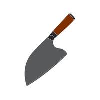 sturdy butcher knife illustration design vector