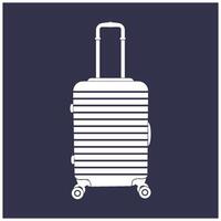 suitcase icon simple design vector