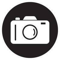 camera icon simple design vector
