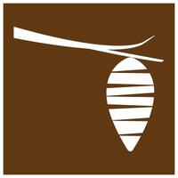 cocoon icon simple design vector