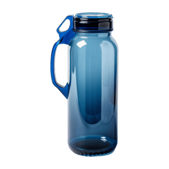 azul água garrafa com lidar com png