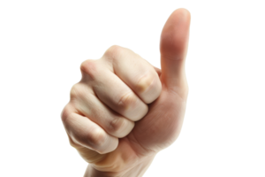 Closeup of a Thumb with a Fingerprint png