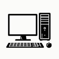 Computer icon illustration vector