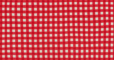 Checkered red and white tablecloth texture web size photo