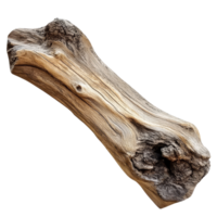 A weathered driftwood log showcasing intricate textures and forms, perfect for artistic decoration and design, driftwood log on transparent background png