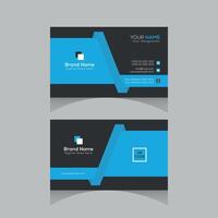 Unique Corporate Business Card Template for Your Company vector