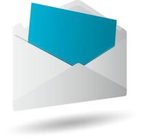 icon message 3d vector