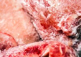 Raw Pork bone be frozen photo