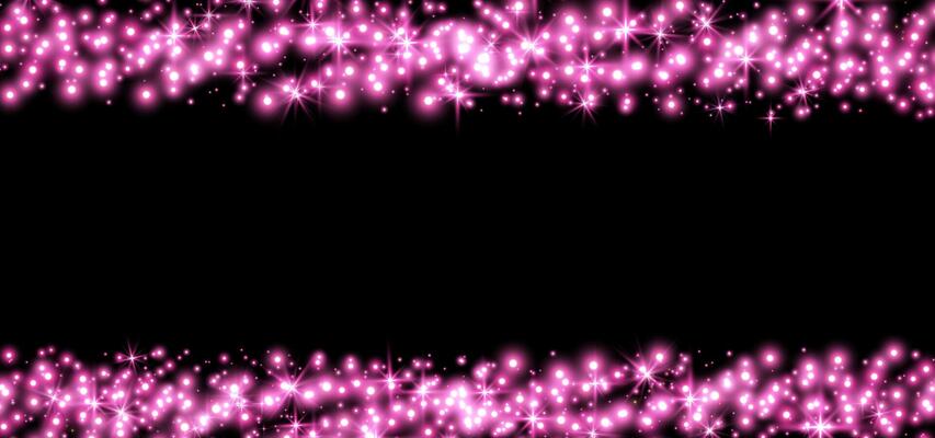 Pink dots, particles, magic sparks. Glow flare light effect. Pink luminous points.