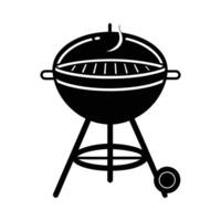 Grill BBQ illustration, cartoon clipart, and line art design for print and digital projects vector