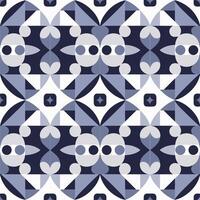 Ornamental Flower Pattern Guide vector