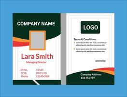 Creative ID Card vector