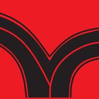 Two way road symbol. two-way highway and motorway, two-way sign illustration on a red background. vector