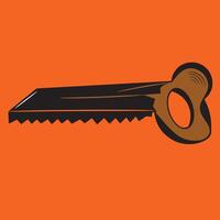 saw working tool icon, illustration of saw working tool, saw working tool icon vector