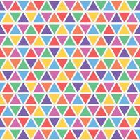 seamless pattern of colorful triangular geometric shapes vector