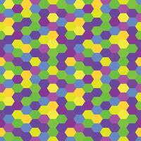 seamless pattern of military army camouflage in a modern style, shaped from a combination of hexagons that form a honeycomb shape vector