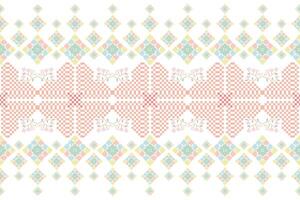 Geometric floral pattern background. vector