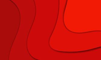 a red background with wavy lines vector