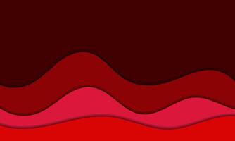 a red and black background with waves vector