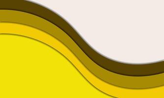 a yellow and brown background with wavy lines vector