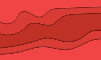 a red background with a wave pattern vector