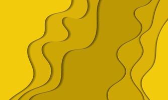 a yellow background with wavy lines vector