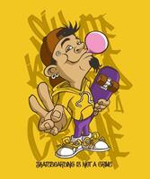 Skateboarding is not a crime vector