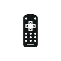 A Remote control icon with a sleek and modern design concept in a simple style vector