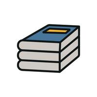 A book icon with a sleek and modern design concept in a simple style vector